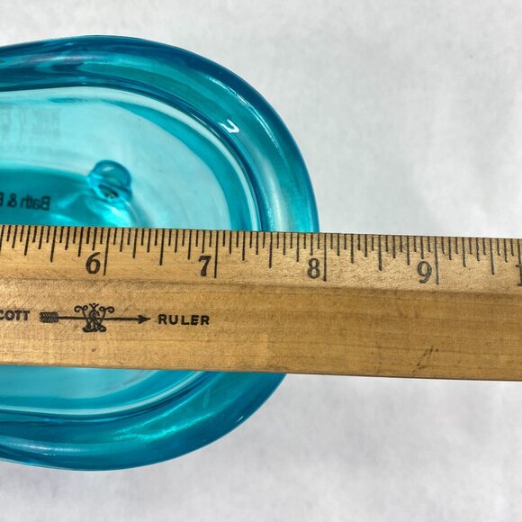 Bath and Body Works Aqua Glass Miniature Claw Foot Bath Tub - Picture 9 of 11